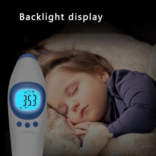 해외 무료배송 OUTAD 의료 가정용 적외선 디지털 귀 및 이마 비접촉식 레이저 체온계 LCD 아기 성인 발열 온도