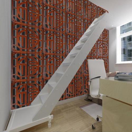해외 무료배송 중국어 단단한 나무 파티션 현대 미니멀 한 침실 거실 벽 패널 패션 간단한 중공 접는 장식 매달려