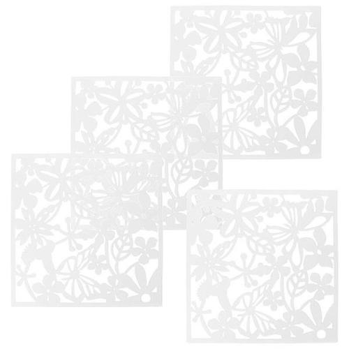 해외 무료배송 홈 패션에 대 한 장식 4 Pcs 나비 조류 꽃 매달려 화면 파티션 분배기 패널 룸 커튼 홈 화이트/블랙/레드
