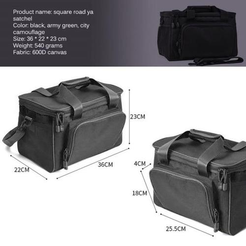 해외 무료배송 다기능 낚시 가방 휴대용 낚시 미끼 가방 캔버스 허리 어깨 야외 저장 가방 잉어 낚시 태클 장비