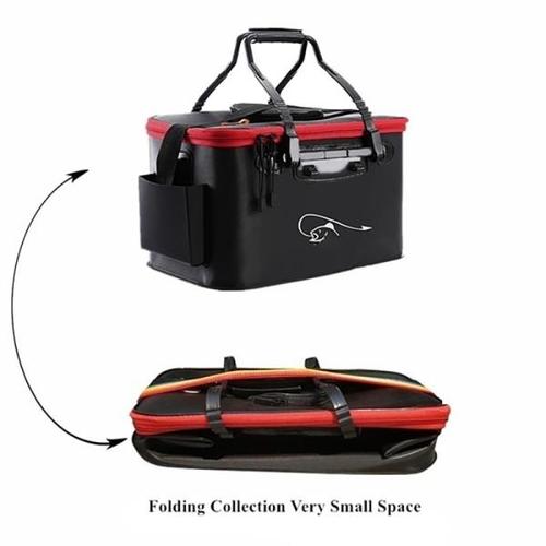 해외 무료배송 낚시대 가방 멀티 접이식 낚시 케이스 버킷 루어 라이브 미끼 배낭 방수 야외 물고기 상자 태클 저장 가방
