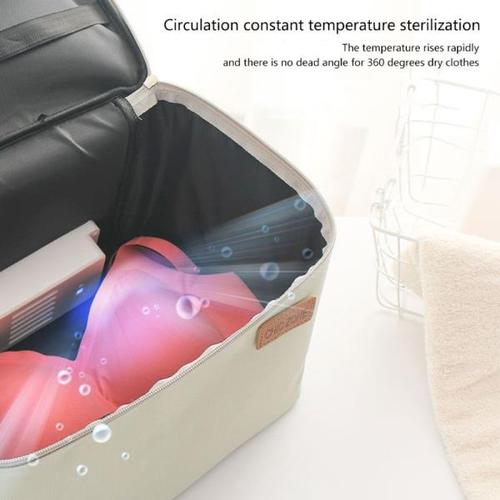 해외 무료배송 휴대용 UV 살균기 가방 접는 옷 건조기 소독 클리너 여행 위생 상자 장난감 식기