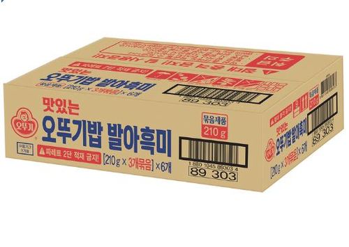 4시이전 당일배송 무료배송 코스트코 오뚜기 발아흑미밥 210g x 18