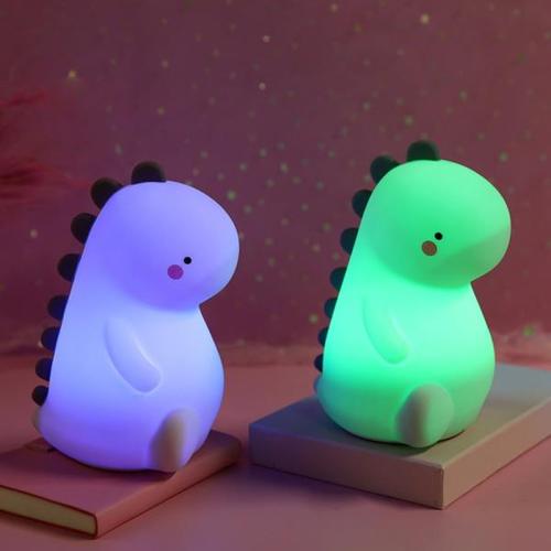 해외 무료배송 Artpad 아기 밤 빛 LED 공룡 램프 디밍 분위기 빛 아기 보육 램프 어린이위한 선물 침실 장식 밤 램프