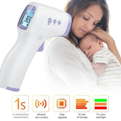 해외 무료배송 2020 이마 바디 비 접촉 온도계 적외선 온도계 아기 성인 야외 홈 디지털 적외선 발열 귀 온도계