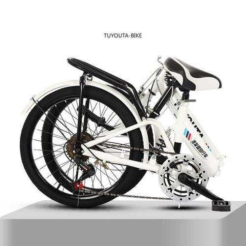 해외 무료배송 자전거 20 인치 Foldable 성인 작업 학생 학교 자전거 클래식 자전거 휴대용 Foldable 공간 절약 스쿠터 # YL5