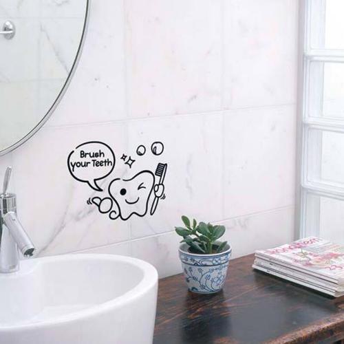 해외 무료배송 재미 있은 SmileWall 귀여운 스티커 욕실 방수 화장실 홈 장식 벽 스티커 화장실 스티커 장식 포스터 1pc