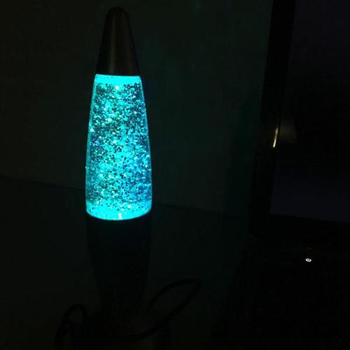 해외 무료배송 Usb 다채로운 밤 빛 빛 3d 로켓 용암 램프 rgb led 반짝이 파티 분위기 밤 빛 크리스마스 선물 머리맡 밤 램프