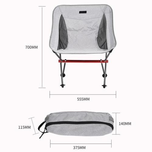 해외 무료배송초경량 소형 휴대용 야외 접이식 등받이 의자 접이식 낚시 피크닉 의자 접이식 캠핑 의자
