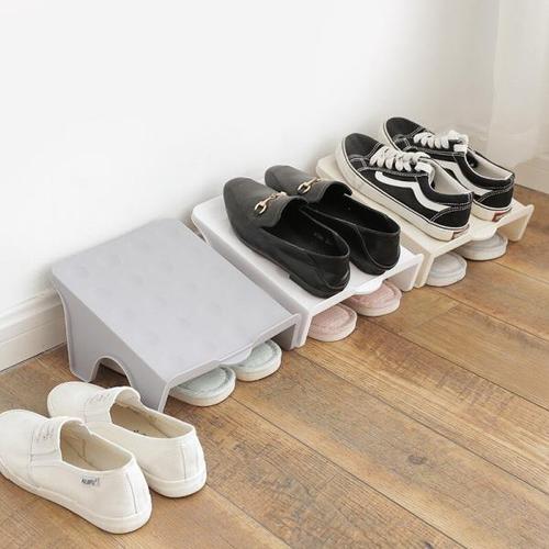 해외 무료배송 신발 선반 두꺼운 두 배 단화 선반 현대 청소 저장 단화 선반 거실 편리한 단화 상자 단화 선반 선반