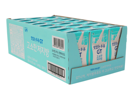 4시이전 당일발송 무료배송 코스트코 맛있는 우유 GT 저지방 우유180ml x 48개