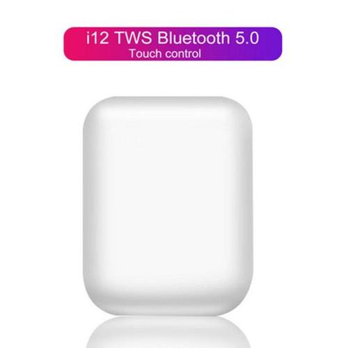 해외 무료배송 새로운 i12 TWS 무선 블루투스 5.0 스포츠 이어폰 터치 팝업 창 충전 상자 이어폰 IOS 안 드 로이드에 대 한 호환