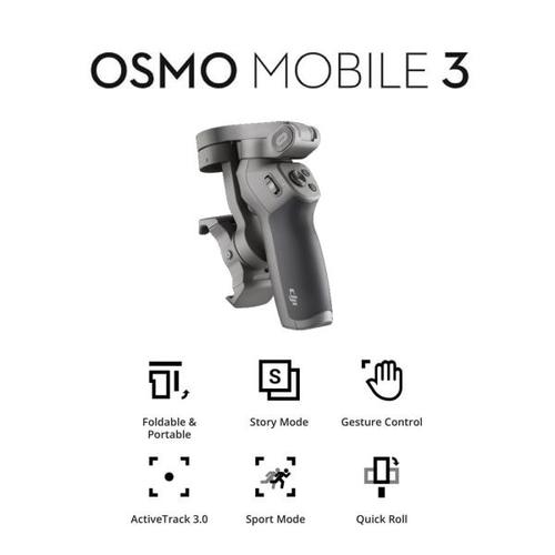 해외 무료배송 DJI OSMO Mobile 3 정품 오즈모 Mobile 3 오즈모 Mobile 3 콤보 스마트폰 셀카 봉 뛰어난 휴대성의 접이식 디자인 STORY 모드 퀵 롤 제스