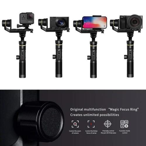해외 무료배송 FeiyuTech G6 Plus 미러리스 카메라 포켓 카메라 용 3 축 핸드 헬드 짐벌 안정기 GoPro 스마트 폰 페이로드 800g Feiyu G6P
