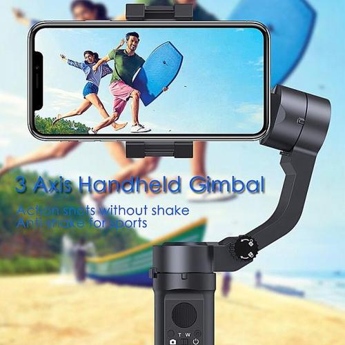 해외 무료배송 EKEN H8 3 축 포켓 접이식 핸드 헬드 짐벌 안정기 (포커스 풀 &amp; 줌 포함) iPhone Xs Xr X 8 Plus 7 Samsung Action Camera