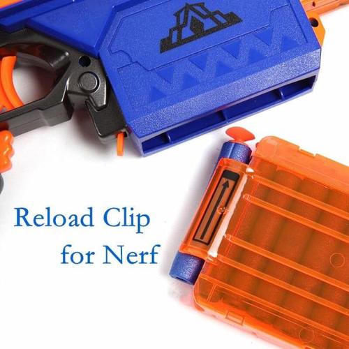 해외 무료배송Nerf Clip 18 22 12 Nerf Magazine 교체 용 블래스터 건 총알 클립 Soft Bullet Submachine Nerf Gun Accessorie