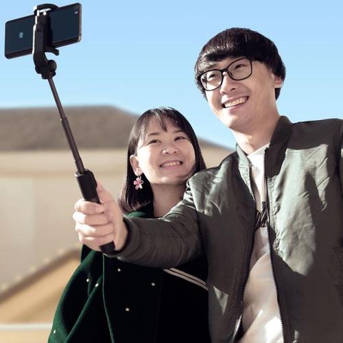 해외 무료배송 최신 Xiaomi Monopod Mi Selfie 스틱 블루투스 삼각대와 무선 원격 360 회전 유연한/유선 버전 안드로이드 IOS D5