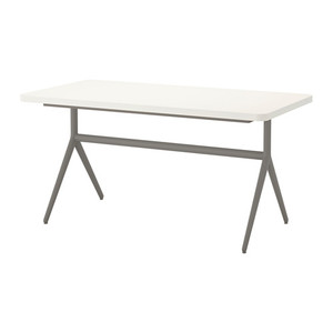 [오빠랑이케아가자]IKEA식탁/RYDEBÄCK 테이블, 화이트, 오프만나 그레이(150x78 cm)/691.671.82