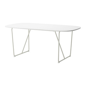 [오빠랑이케아가자]IKEA식탁/OPPEBY 테이블, 화이트, 하이글로스 바카뤼드 화이트/990.403.37