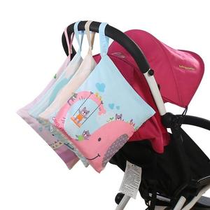 해외 무료배송 기저귀 보관 가방 방수 아기 기저귀 보관 가방 아기 카트 보관 교수형 가방 세탁 가방 기저귀 가방