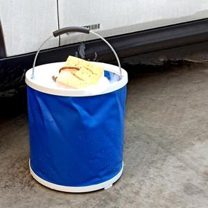 해외 무료배송 여행 접이식 양동이 욕실 캠핑 용품 휴대용 인체 공학적 구획 야외 캠핑 도구 낚시 세탁 가방