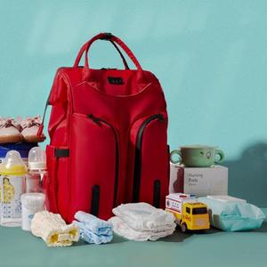 해외 무료배송 2020 새로운 엄마 가방 다기능 대용량 방수 출산 나들이 어머니와 아기 가방 기저귀 가방 배낭