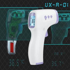 해외 무료배송 UX-A-01 적외선 온도계이 마 바디 비 접촉 온도계 성인 야외 홈 디지털 적외선 발열 귀 온도계