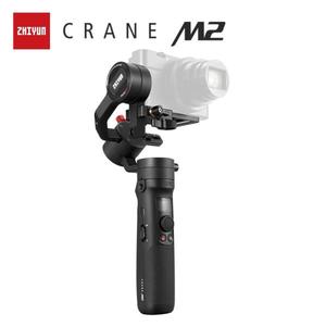해외 무료배송 ZHIYUN Crane M2 공식 크레인  Gimbals 스마트 폰 전화 Mirrorless 액션 컴팩트 카메라 새로운 도착 500g 핸드 헬드 안정제