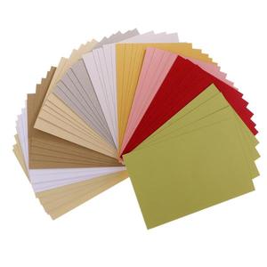 해외 무료배송 50 장 Pearlescent Cardstock 종이 공예 특수 종이 카드 공예에 대 한 모듬 된 색상
