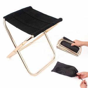 해외 무료배송경량 접이식 낚시 의자 피크닉 캠핑 의자 접이식 알루미늄 야외 휴대용 좌석 야외 의자를 휴대하기 쉬운
