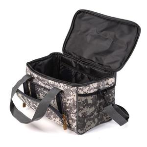 해외 무료배송 다기능 낚시 가방 휴대용 낚시 미끼 가방 캔버스 허리 어깨 야외 저장 가방 잉어 낚시 태클 장비