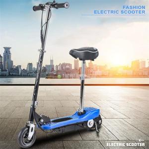 해외 무료배송 전기 스쿠터 다채로운 색상 6 인치 휠 쉬운 접는 전자 스쿠터 어린이를위한 전기 스케이트 보드 자전거 어린이 120W 전원