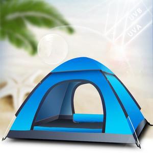 해외 무료배송 대형 가족 캠핑 텐트 3-4 사람 휴대용 텐트 방수 텐트 쉼터 야외 피크닉 하이킹 낚시 레크 리 에이션 파티 10