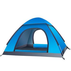 해외 무료배송 야외 1-4 명 자동 속도 열기 던지기 팝업 방풍 방수 캠핑 텐트 블루