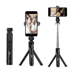 해외 무료배송 삼각대와 XT09 휴대 전화 블루투스 selfie 스틱 아이폰 11 xr에 대한 통합 다기능 비디오 라이브 지원 전화 홀더
